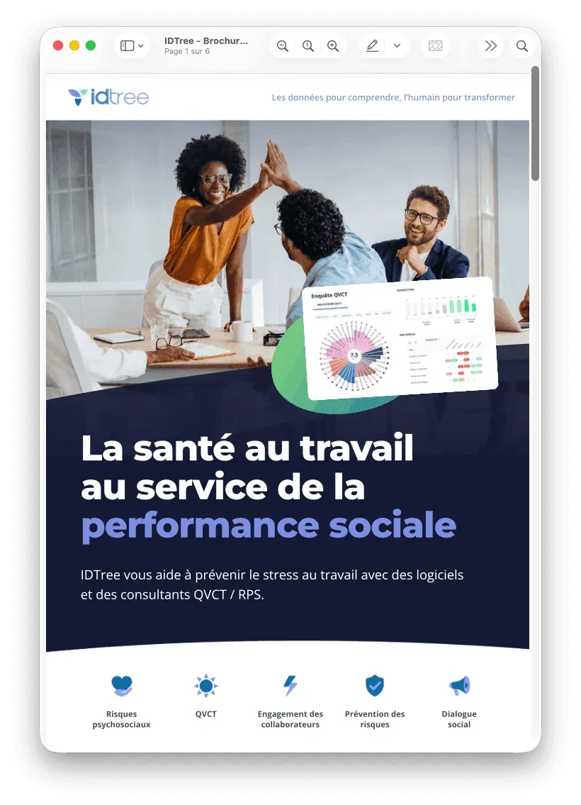Aperçu de la brochure de présentation de la solution IDTree (PDF)
