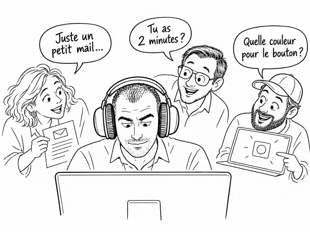 DRH interrompu par ses collègues