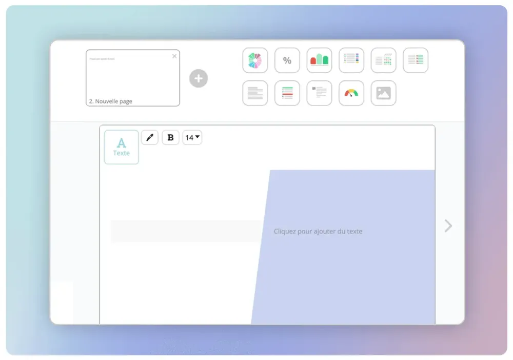 Éditeur de rapport PowerPoint dans la plateforme IDTree